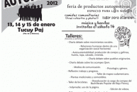 Enero Autonomo 2012, Encuentro de movimientos sociales y colectivos en fabrica Tucuy Paj